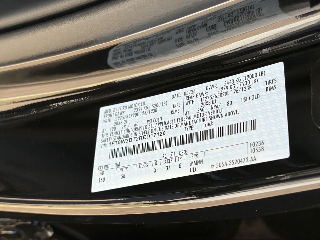 Certified 2024 Ford F350 Lariat w/ Black Appearance Package AWD/4WD image 34