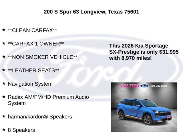 Used 2026 Kia Sportage SX FWD image 5