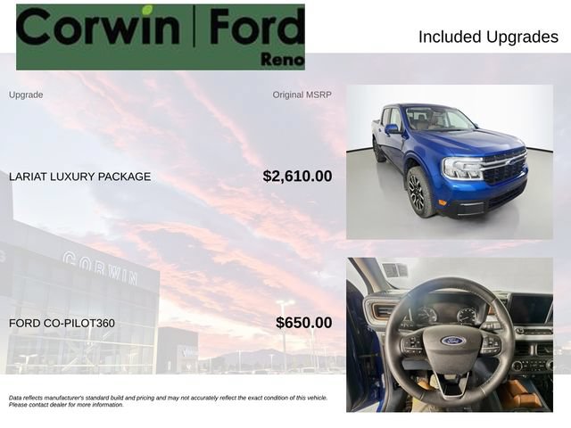 Certified 2023 Ford Maverick Lariat w/ Lariat Luxury Package FWD image 3