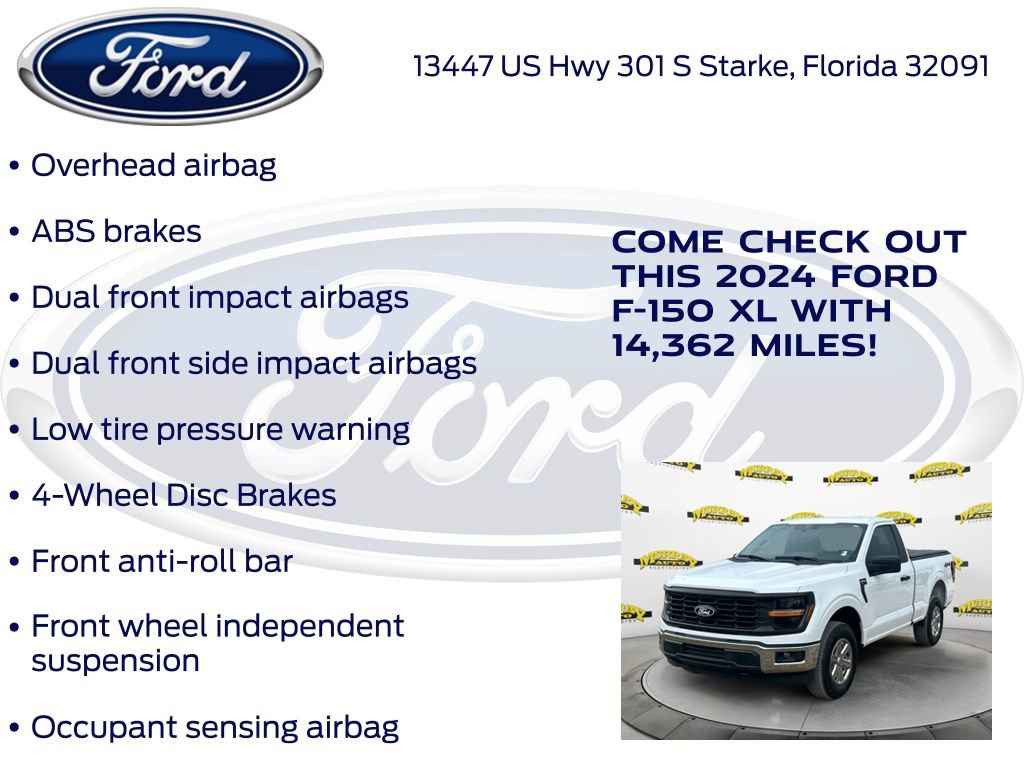 Certified 2024 Ford F150 XL w/ Equipment Group 103A High image 27