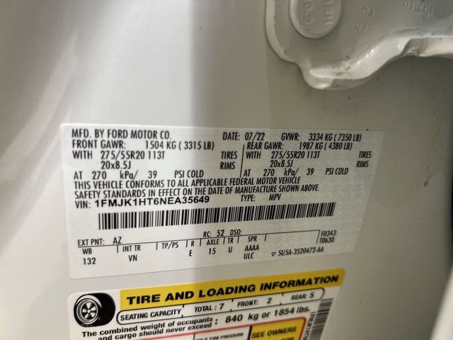 Certified 2022 Ford Expedition Max XLT image 31