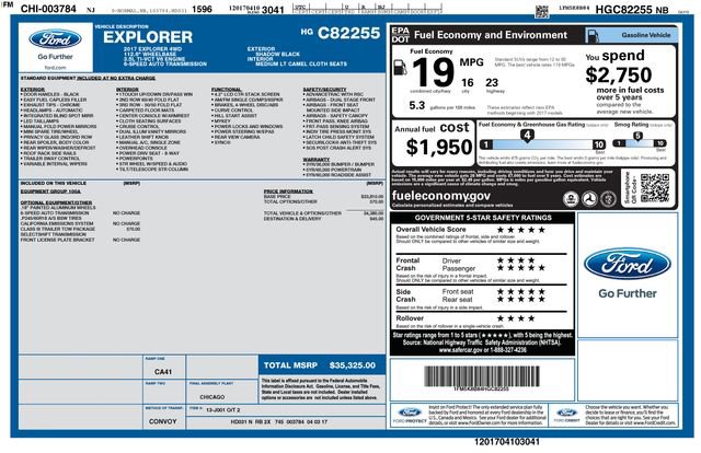 Certified 2017 Ford Explorer 4WD image 10