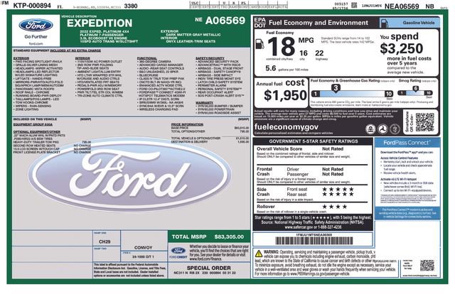 Certified 2022 Ford Expedition Platinum AWD/4WD image 36