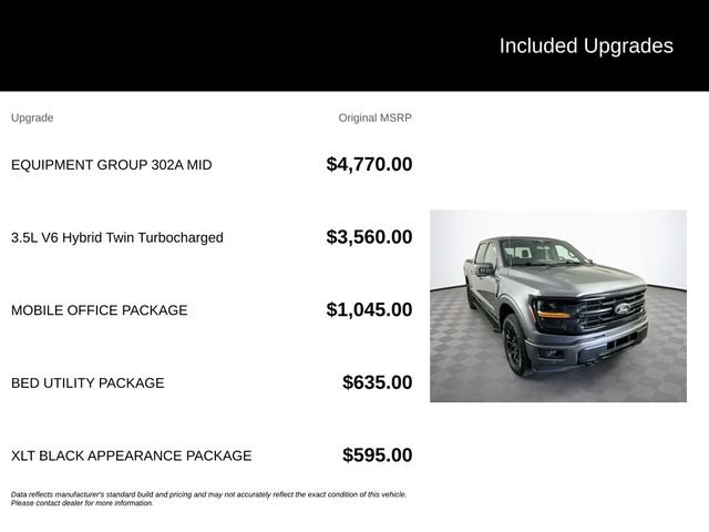 Certified 2024 Ford F150 XLT w/ Equipment Group 302A MID AWD/4WD image 6