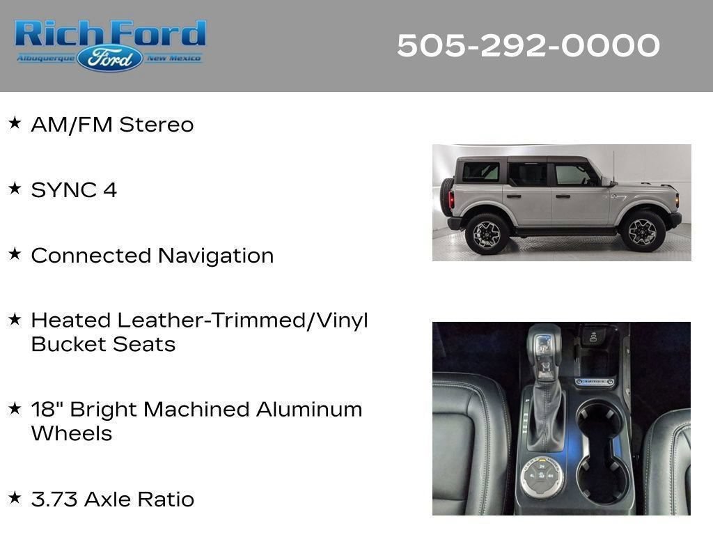 Certified 2026 Ford Bronco Outer Banks AWD/4WD image 52