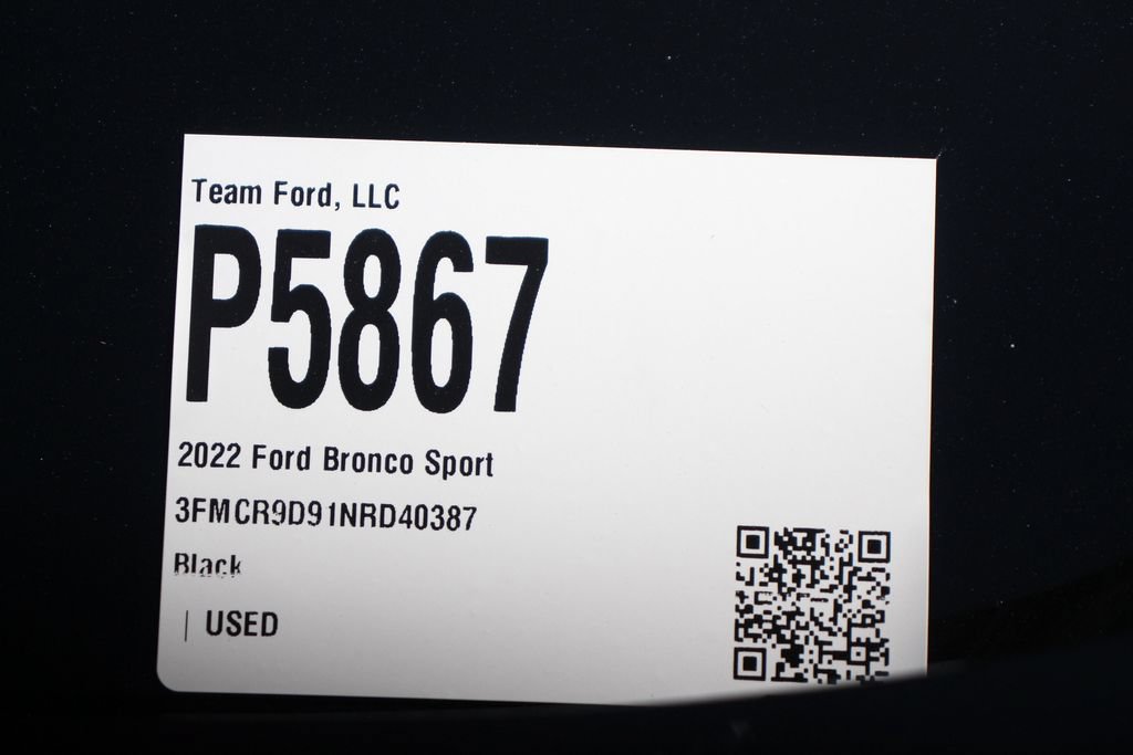 Certified 2022 Ford Bronco Sport Badlands w/ Premium Package AWD/4WD image 30