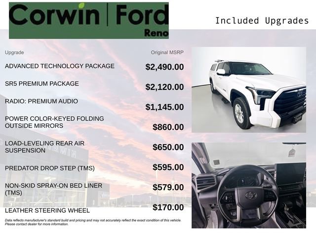 Used 2022 Toyota Tundra SR5 w/ Advanced Technology Package AWD/4WD image 3
