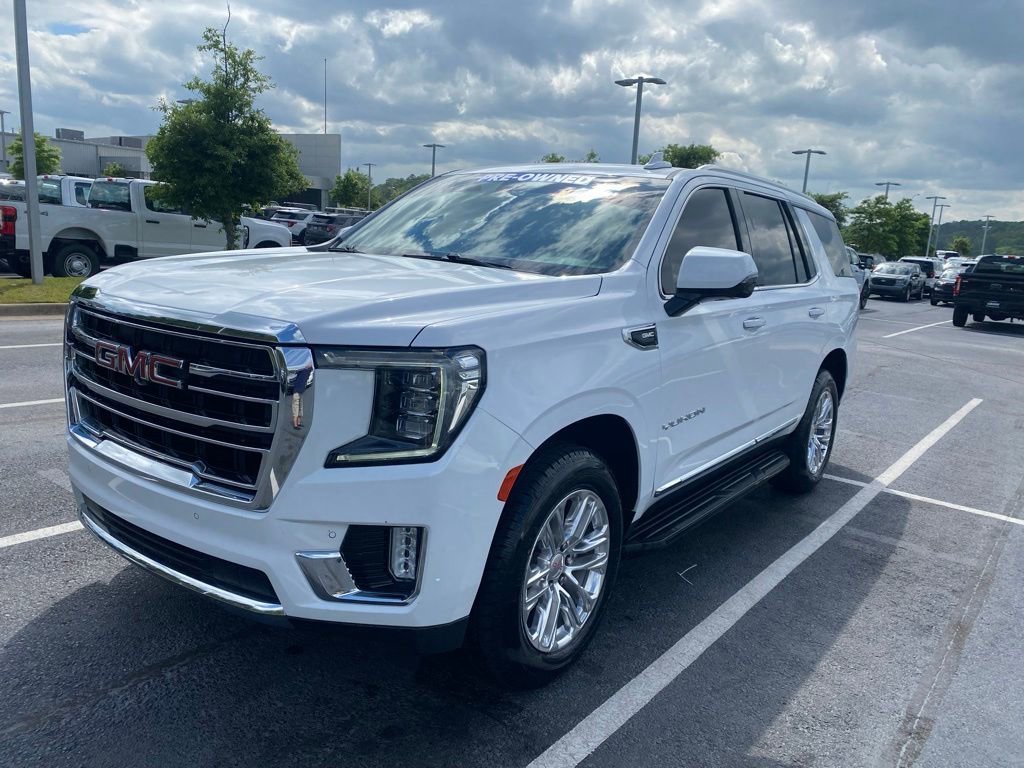 Used 2021 GMC Yukon SLT w/ SLT Luxury Package RWD image 3