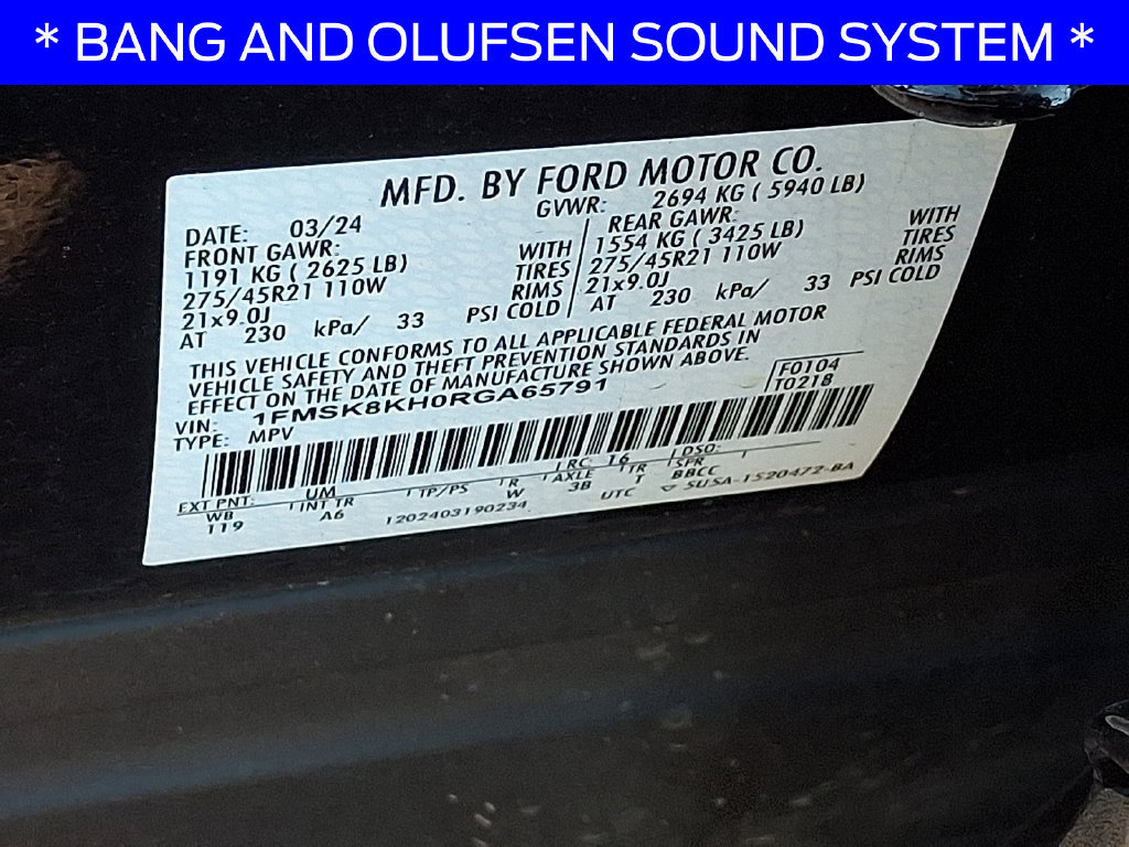 Certified 2024 Ford Explorer ST-Line w/ Class IV Trailer Tow Package AWD/4WD image 31