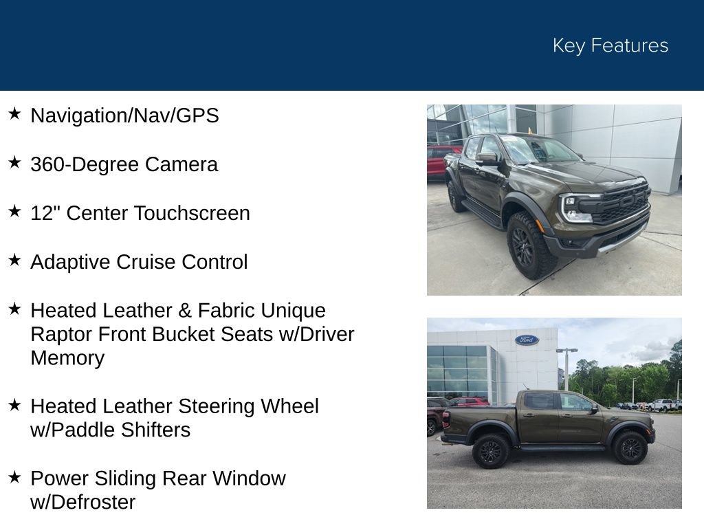 Certified 2024 Ford Ranger Raptor AWD/4WD image 33