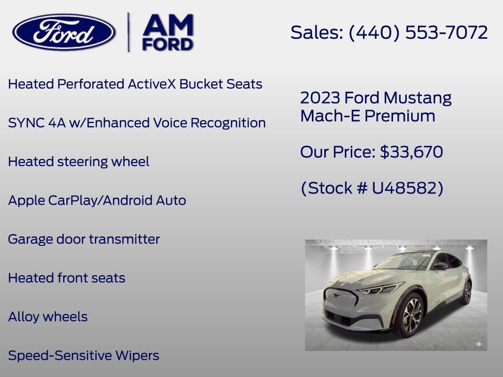 Certified 2023 Ford Mustang Mach-E Premium AWD/4WD image 14
