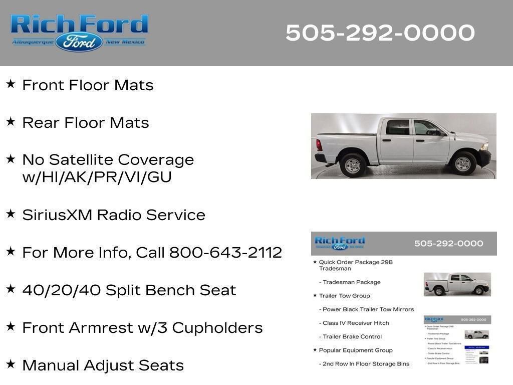 Used 2023 RAM 1500 Tradesman w/ Popular Equipment Group RWD image 92