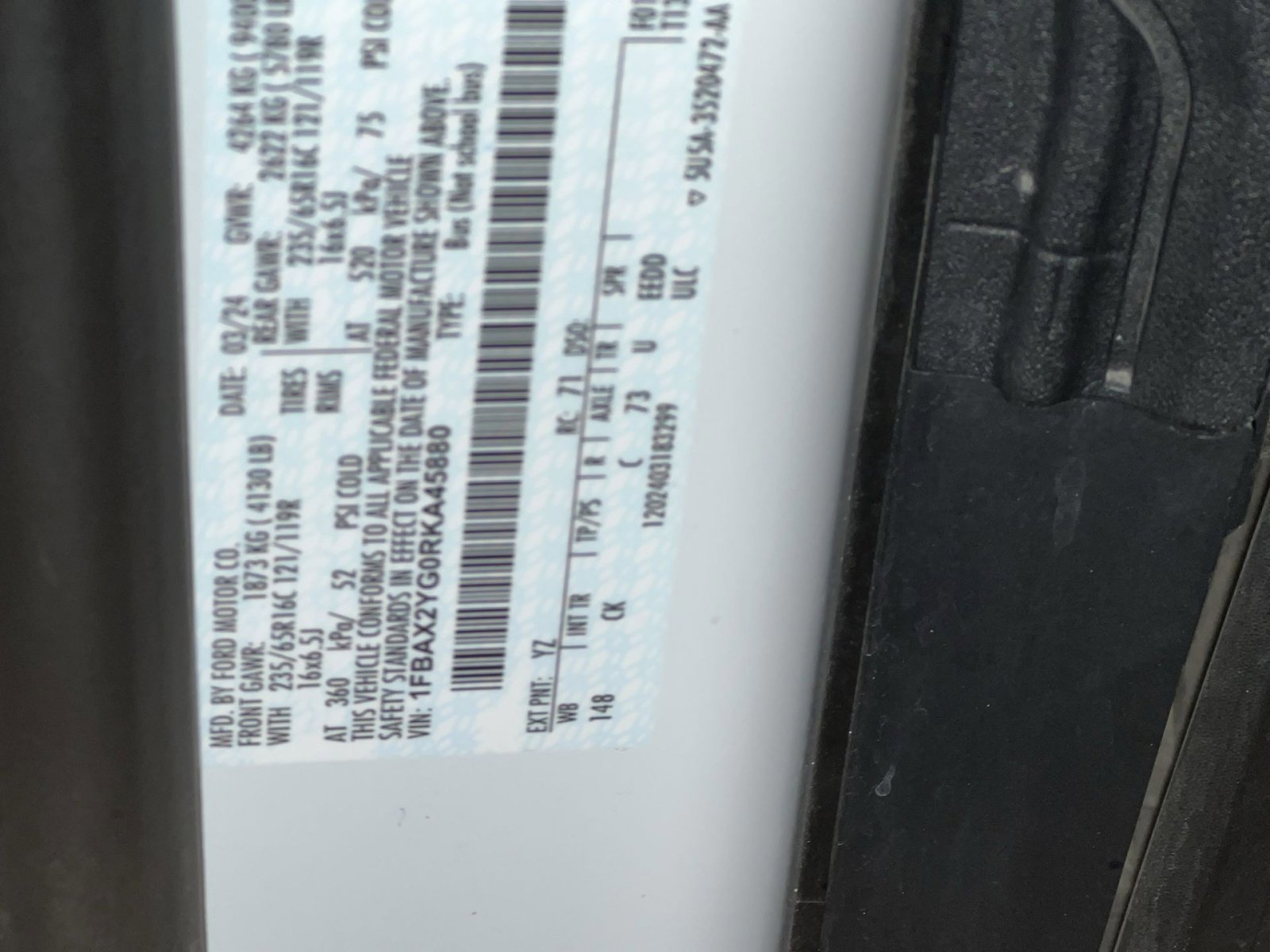 Certified 2024 Ford Transit 350 XLT image 28