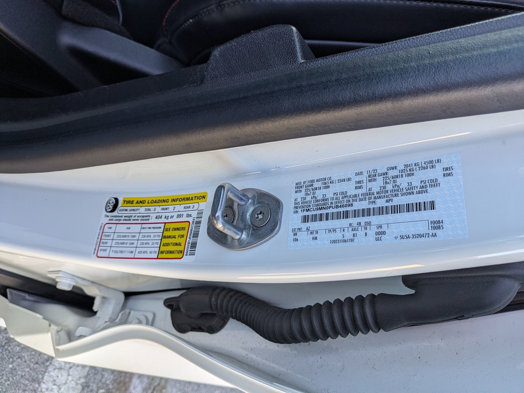 Certified 2023 Ford Escape ST-Line w/ Tech Pack #1 image 41