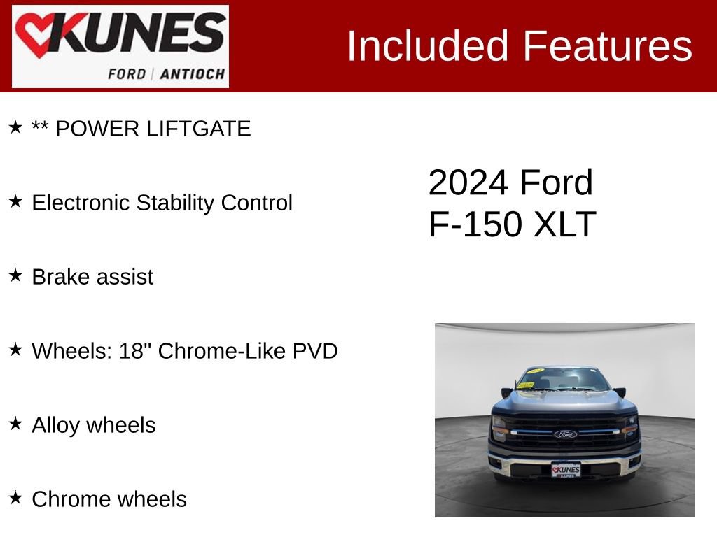 Certified 2024 Ford F150 XLT w/ Tow/Haul Package AWD/4WD image 4