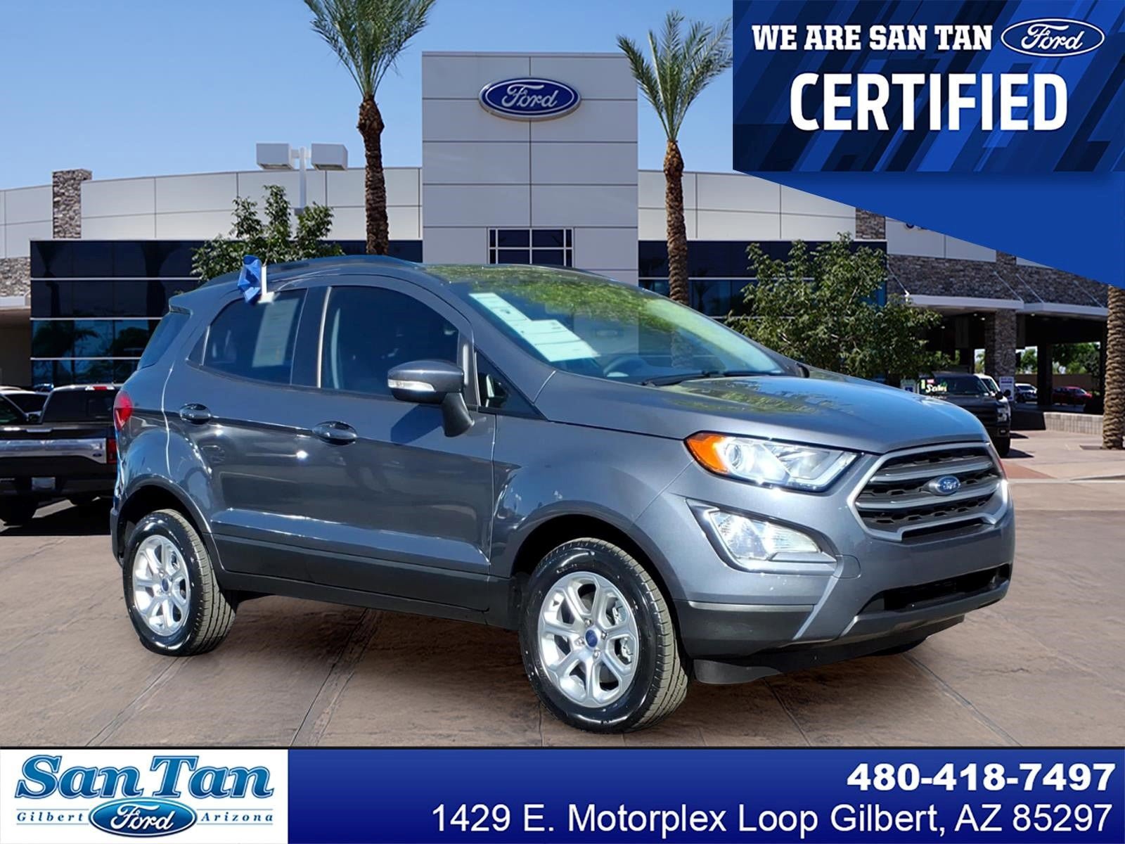Certified 2021 Ford EcoSport SE w/ SE Convenience Package AWD/4WD image 1