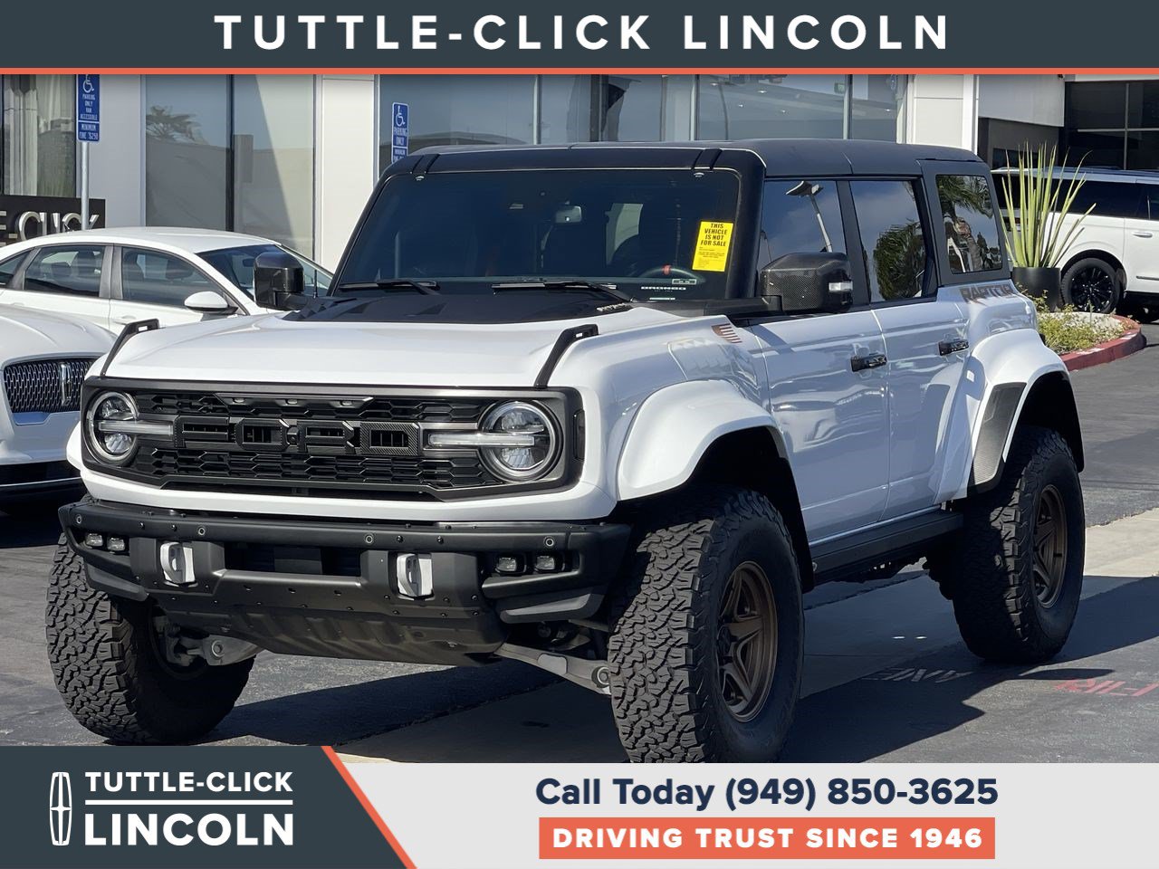 Certified 2024 Ford Bronco Raptor w/ Interior Carbon Fiber Pack 6 AWD/4WD image 3