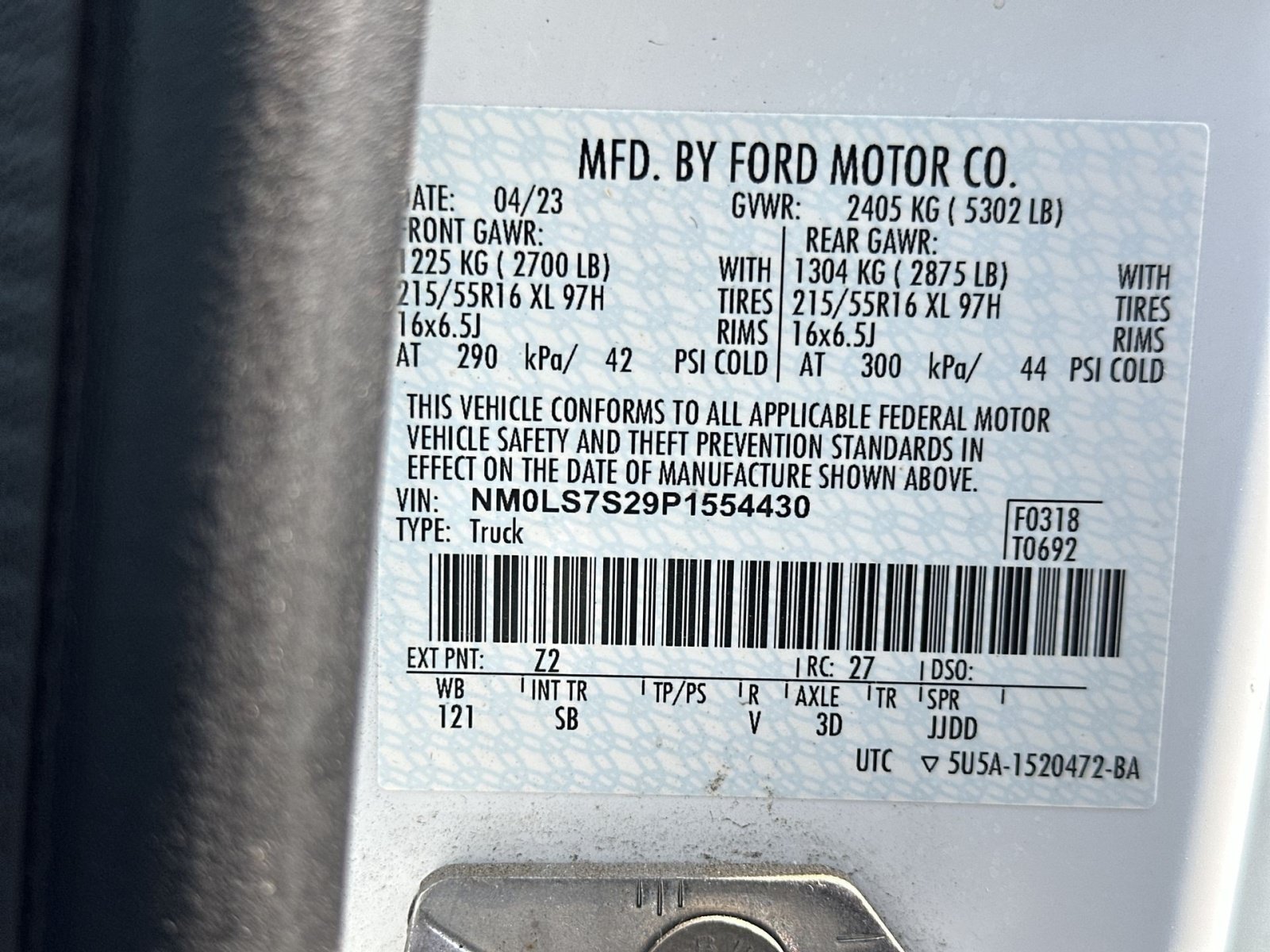 Certified 2023 Ford Transit Connect XL FWD image 34