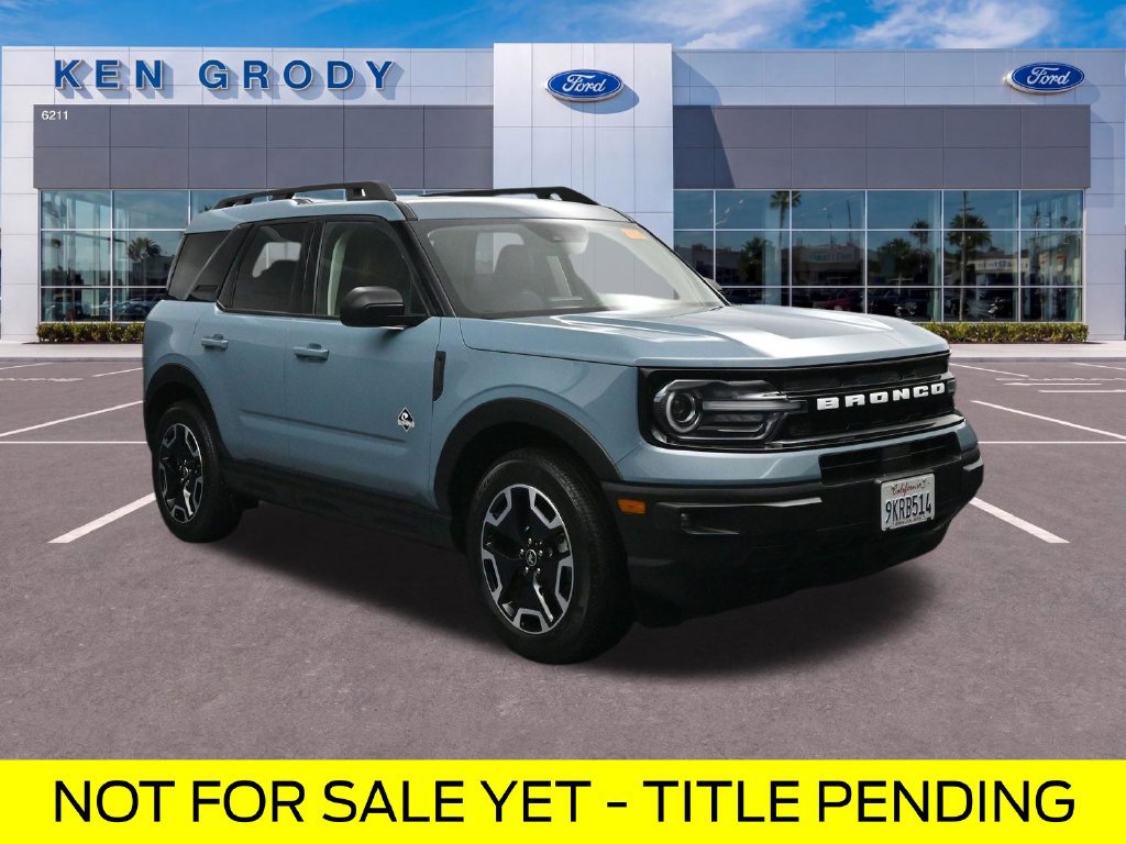 Certified 2023 Ford Bronco Sport Outer Banks w/ Tech Package