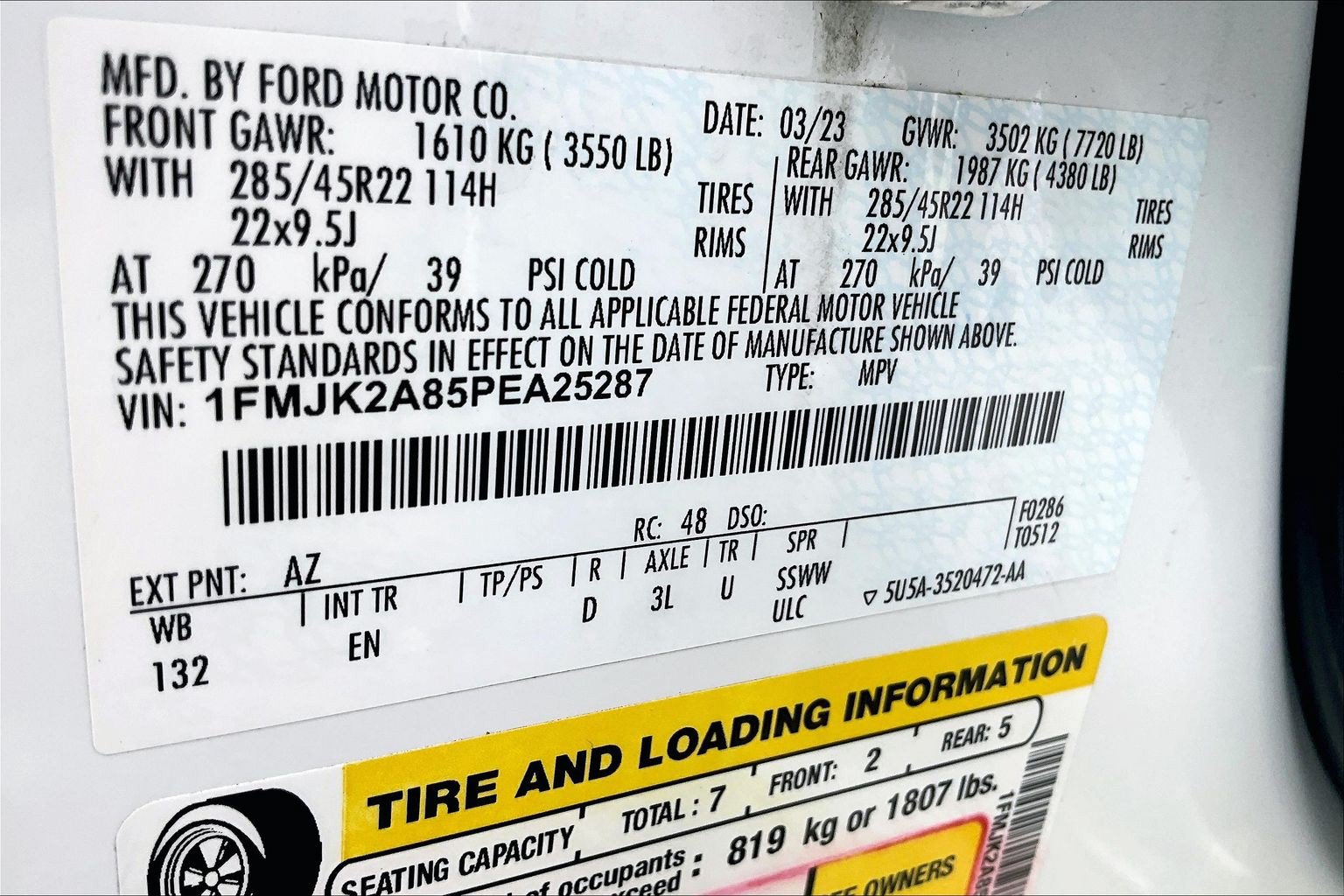 Certified 2023 Ford Expedition Max Limited AWD/4WD image 34