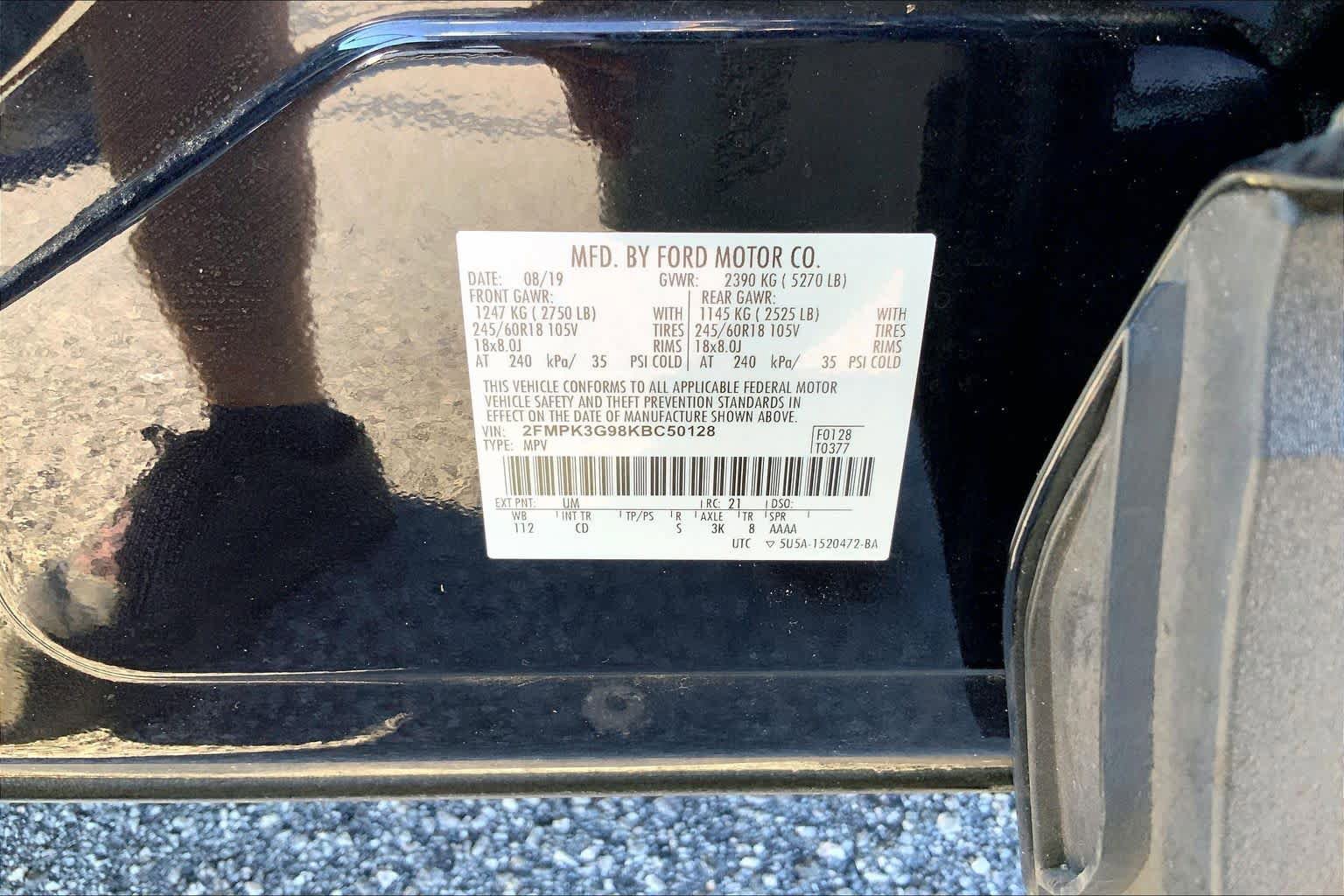 Certified 2019 Ford Edge SE FWD image 31