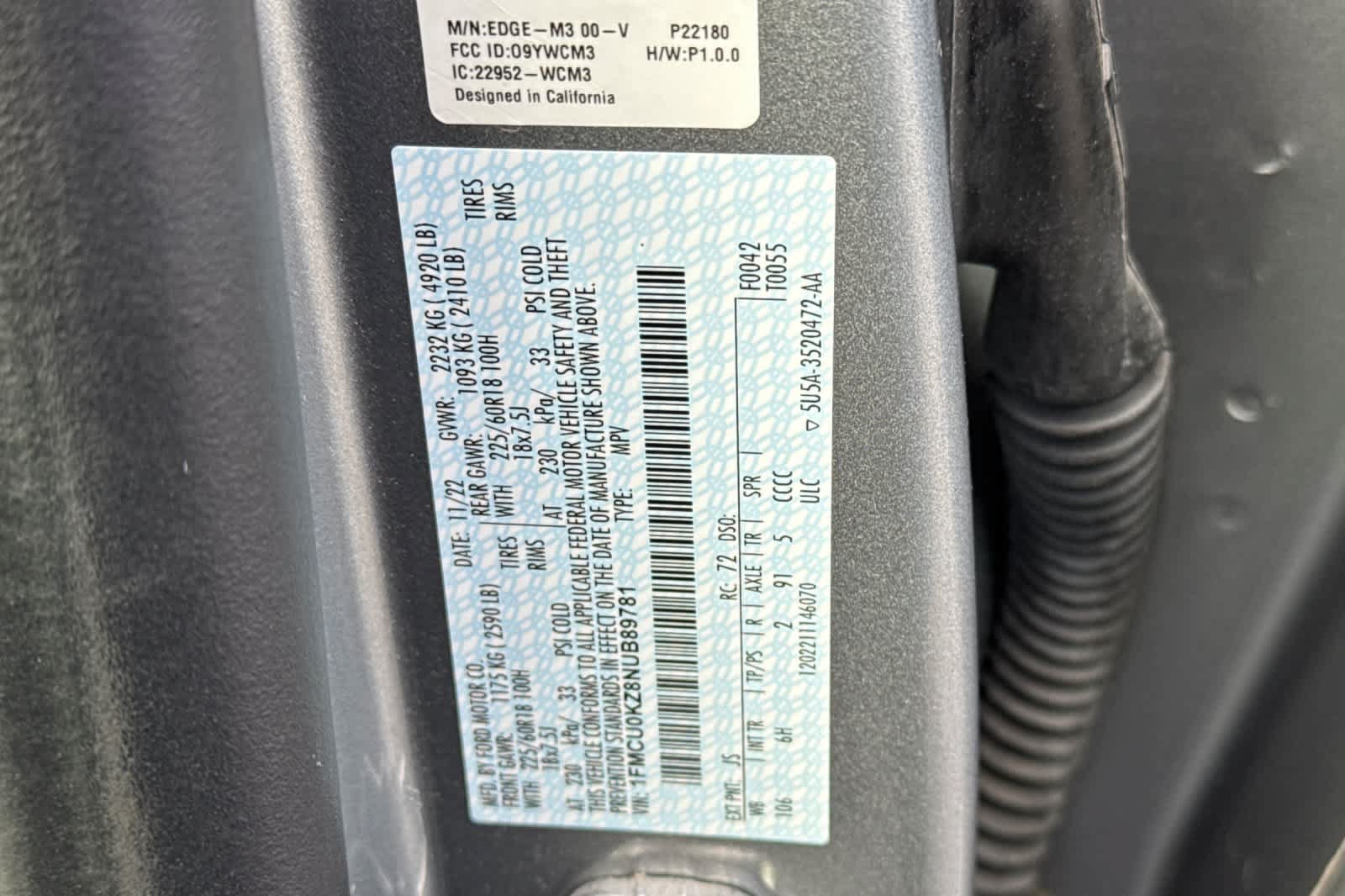 Certified 2022 Ford Escape SEL w/ Technology Package FWD image 28