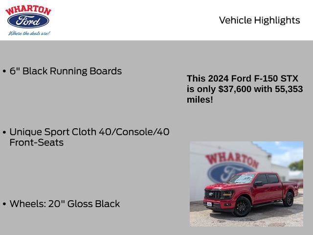 Certified 2024 Ford F150 STX w/ STX Black Appearance Package RWD image 11