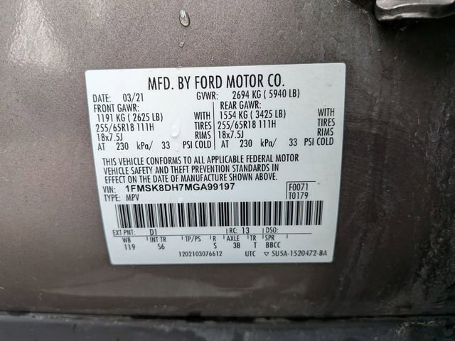 Certified 2021 Ford Explorer XLT w/ Equipment Group 202A image 24