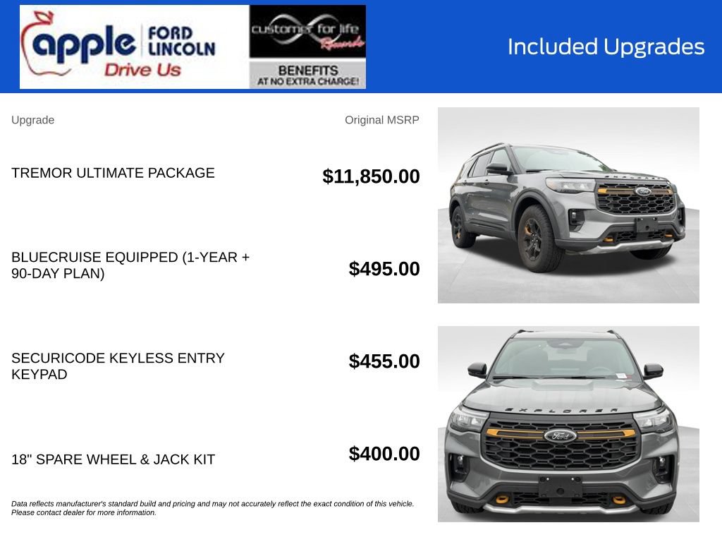 Certified 2026 Ford Explorer Tremor w/ Tremor Ultimate Package AWD/4WD image 4