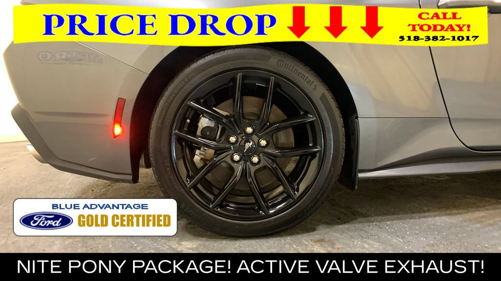 Certified 2025 Ford Mustang GT Premium w/ Mustang Nite Pony Package RWD image 15