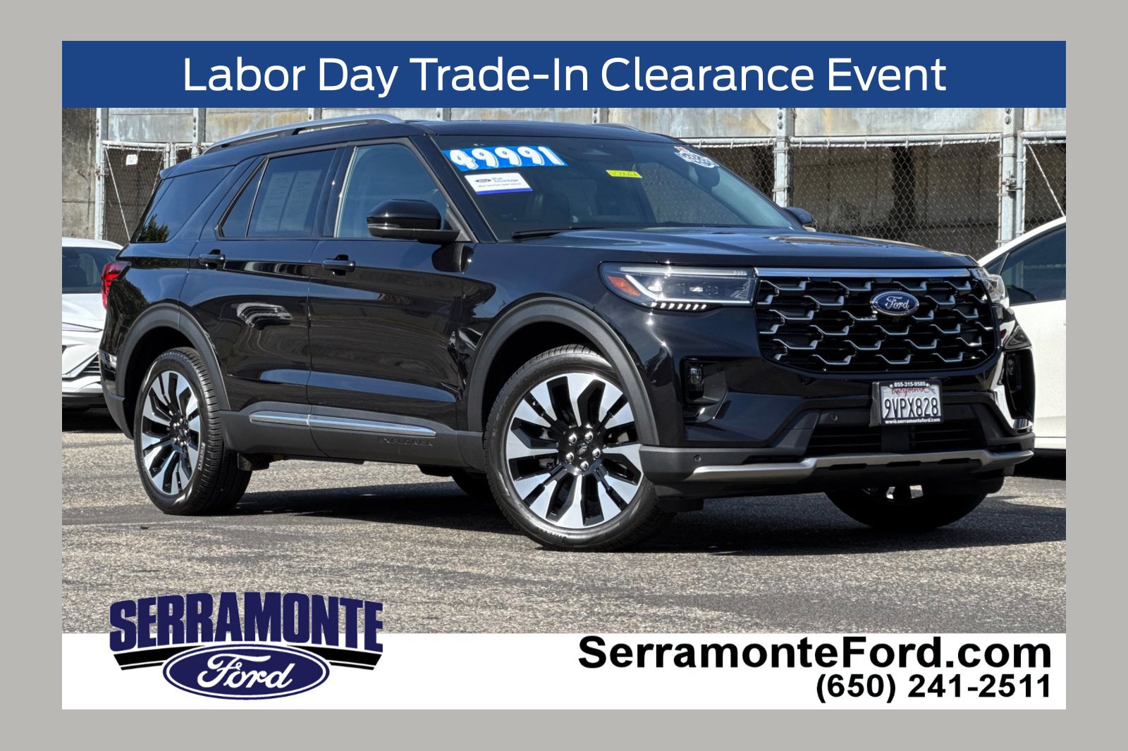Certified 2026 Ford Explorer Platinum w/ LUX Leather Package