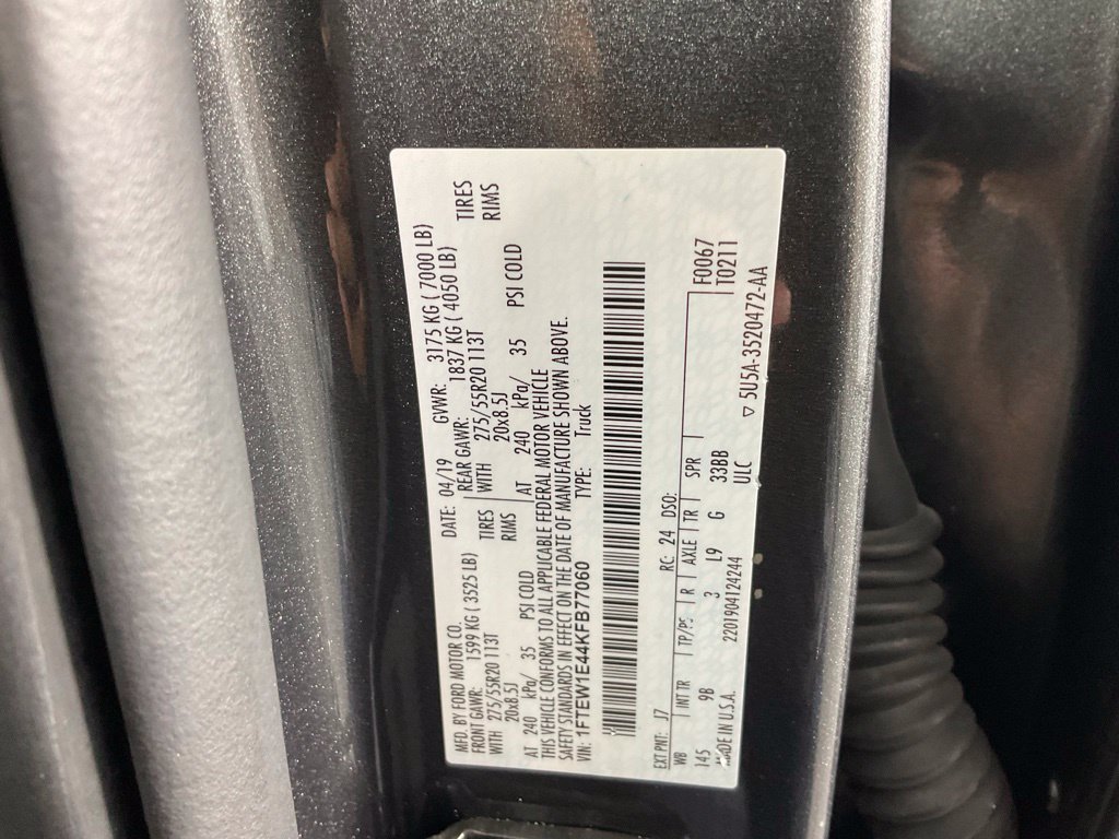 Certified 2019 Ford F150 Platinum w/ Equipment Group 701A Luxury AWD/4WD image 27