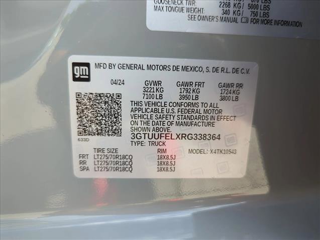 Used 2024 GMC Sierra 1500 AT4X AWD/4WD image 28