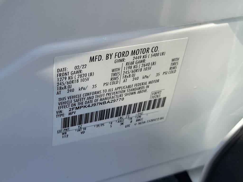 Certified 2022 Ford Edge SEL w/ Convenience Package AWD/4WD image 18