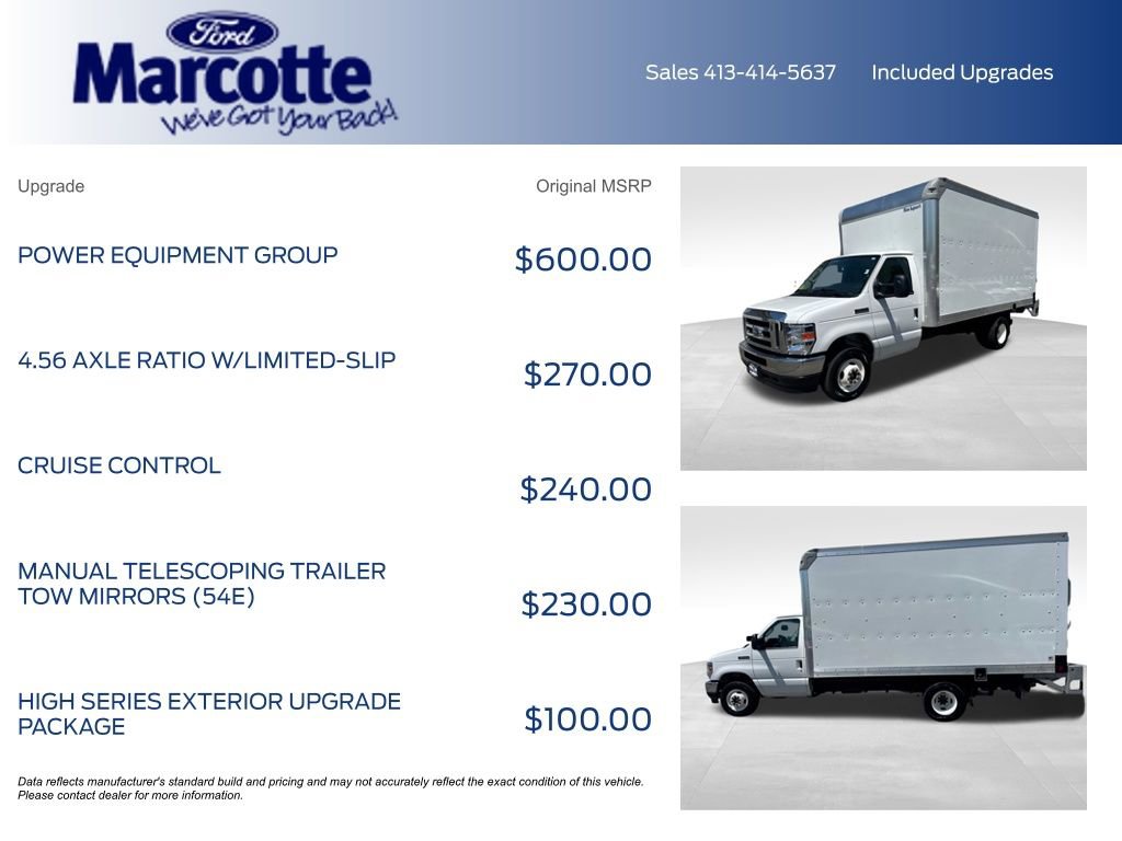 Certified 2025 Ford E-450 and Econoline 450 Super Duty w/ Power Equipment Group RWD image 4