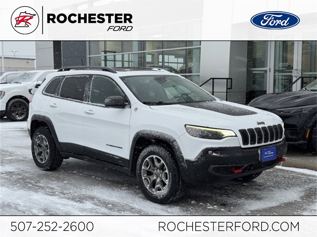 Used 2021 Jeep Cherokee Trailhawk w/ Sun, Sound & Nav Group image 1
