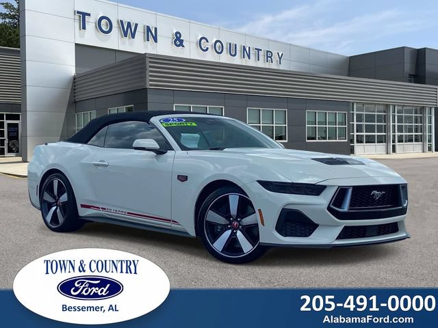 Certified 2025 Ford Mustang GT Premium w/ 60th Anniversary Package RWD image 1