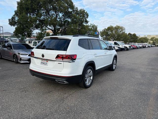 Used 2021 Volkswagen Atlas SE AWD/4WD image 3