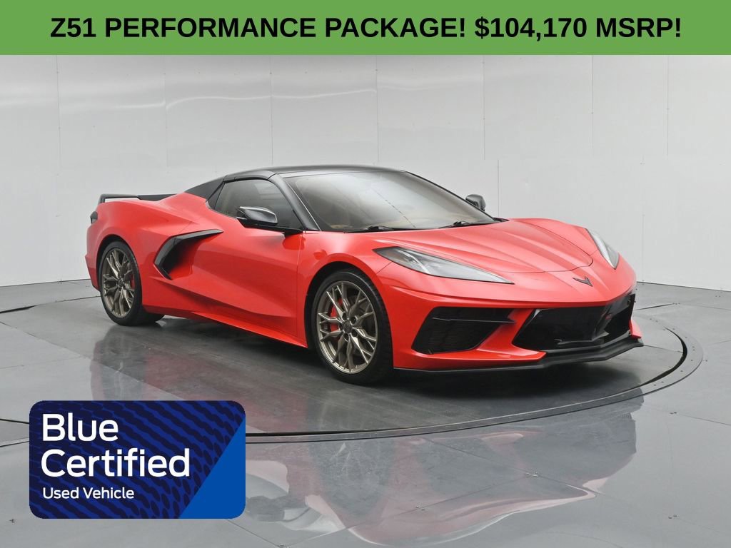 Used 2023 Chevrolet Corvette Stingray Premium Conv w/ Z51 Performance Package image 1