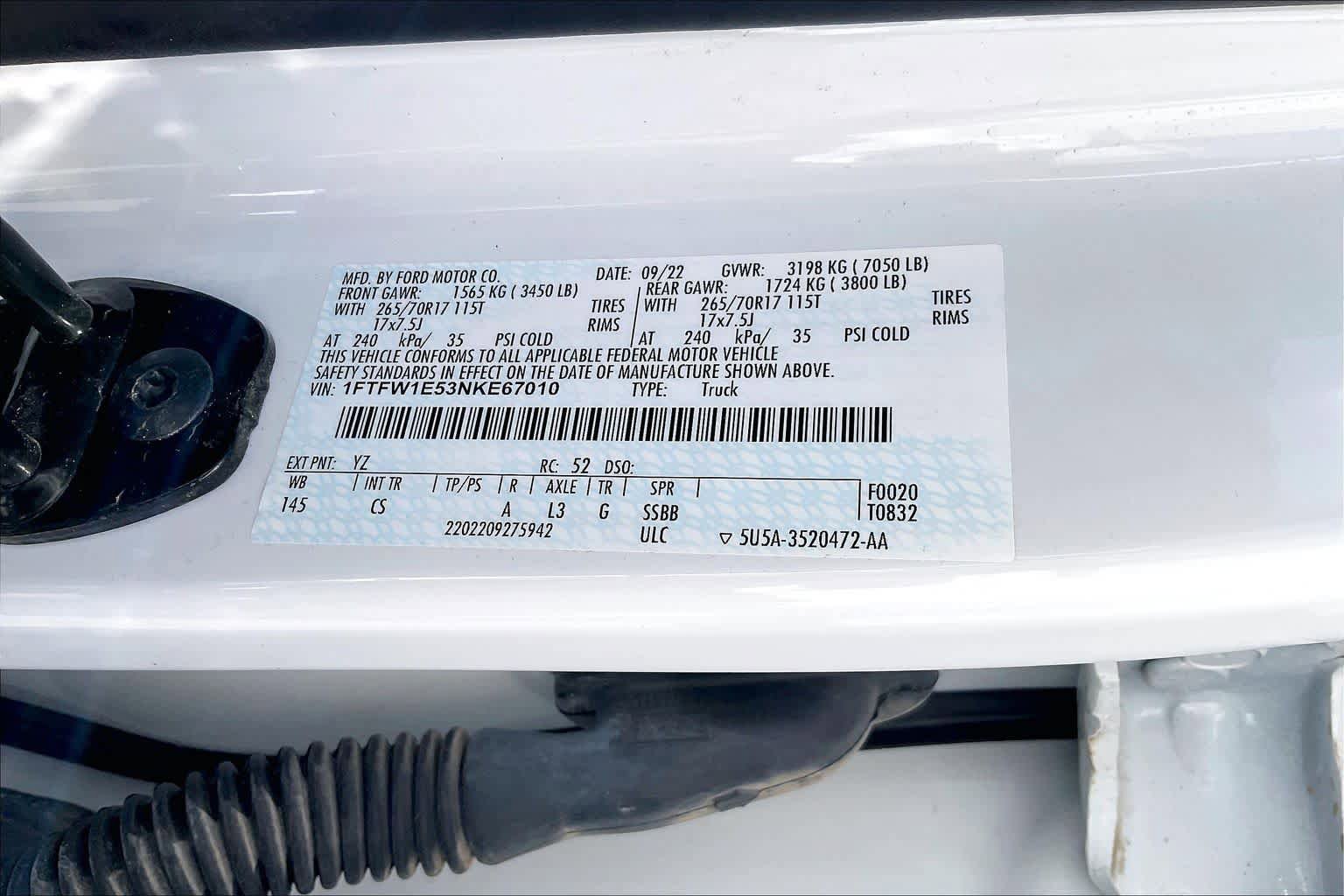 Certified 2022 Ford F150 XL w/ Equipment Group 101A High AWD/4WD image 84