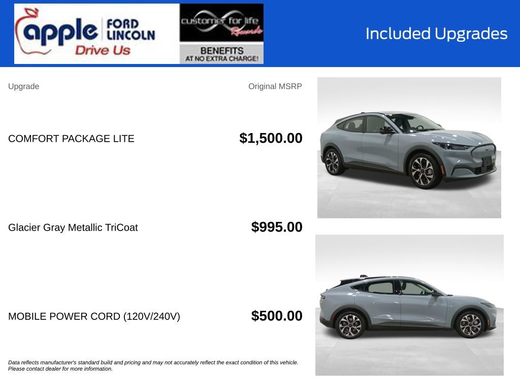 Certified 2025 Ford Mustang Mach-E Select w/ Comfort Package Lite RWD image 4