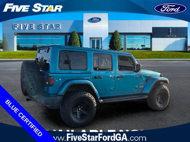 Used 2020 Jeep Wrangler Unlimited Sahara w/ Uconnect 4C Nav & Sound Group AWD/4WD image 8