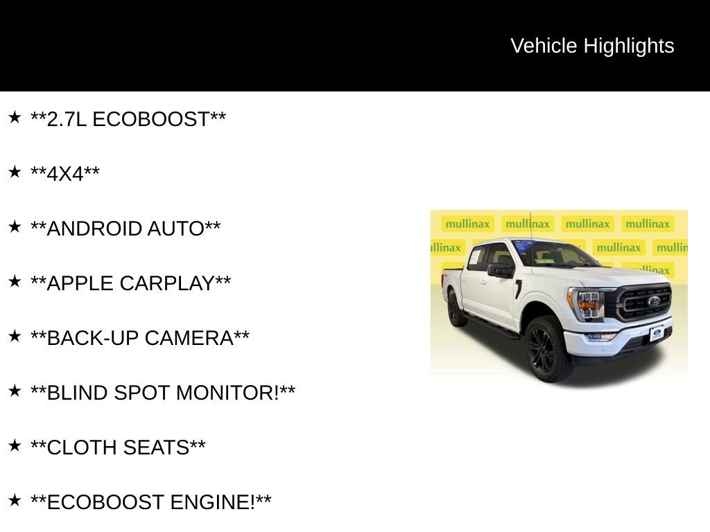 Certified 2022 Ford F150 XLT w/ Equipment Group 302A High AWD/4WD image 12
