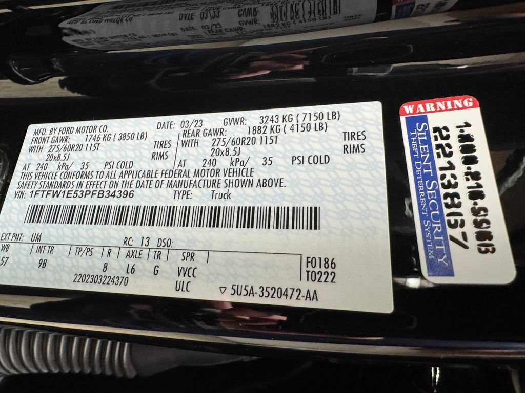 Certified 2023 Ford F150 Platinum w/ Equipment Group 701A High AWD/4WD image 31
