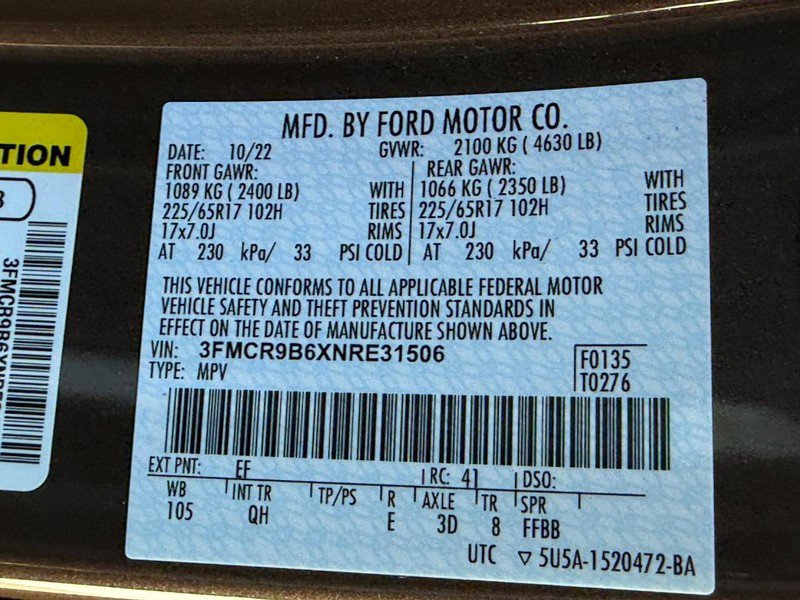 Certified 2022 Ford Bronco Sport Big Bend w/ Convenience Package image 30