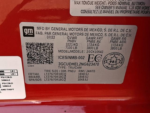 Used 2022 Chevrolet Silverado 1500 ZR2 w/ Technology Package image 26