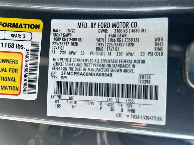 Certified 2021 Ford Bronco Sport AWD/4WD image 38