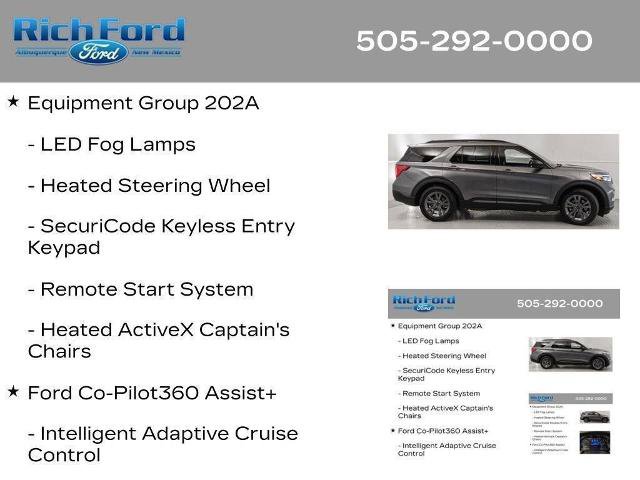 Certified 2024 Ford Explorer XLT w/ Equipment Group 202A RWD image 37