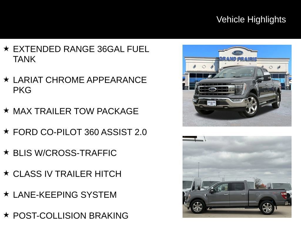 Certified 2021 Ford F150 Lariat w/ Equipment Group 502A High image 9