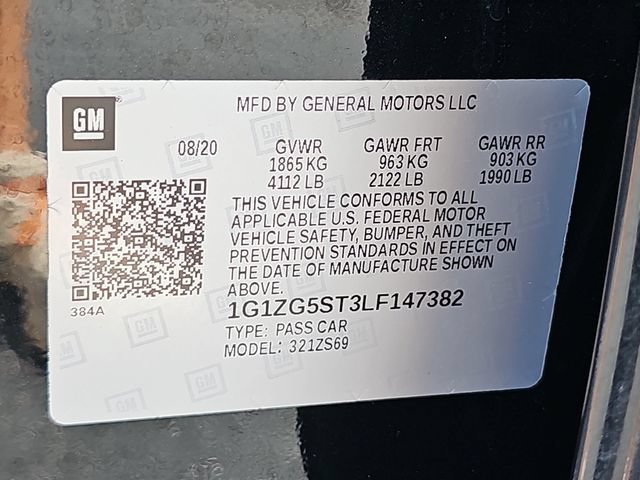Used 2020 Chevrolet Malibu RS w/ LPO, Convenience Package 2 FWD image 35